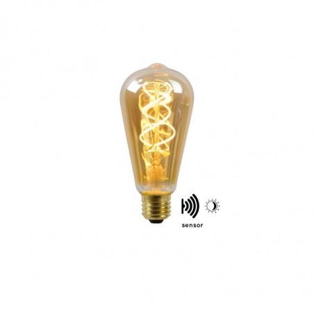 LED LEMPA Sensorinė 4W E27 Amber 49034/04/62
