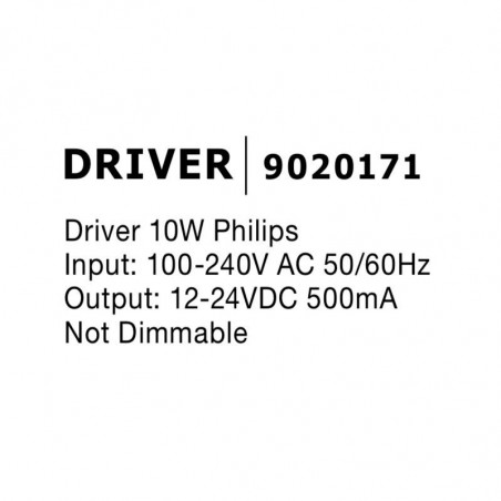 Transformatorius DRIVER 10W 12-24V 9020171