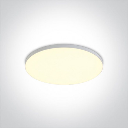 10W LED Įmontuojama panelė White Round Ø12 3000K 10110CE/W