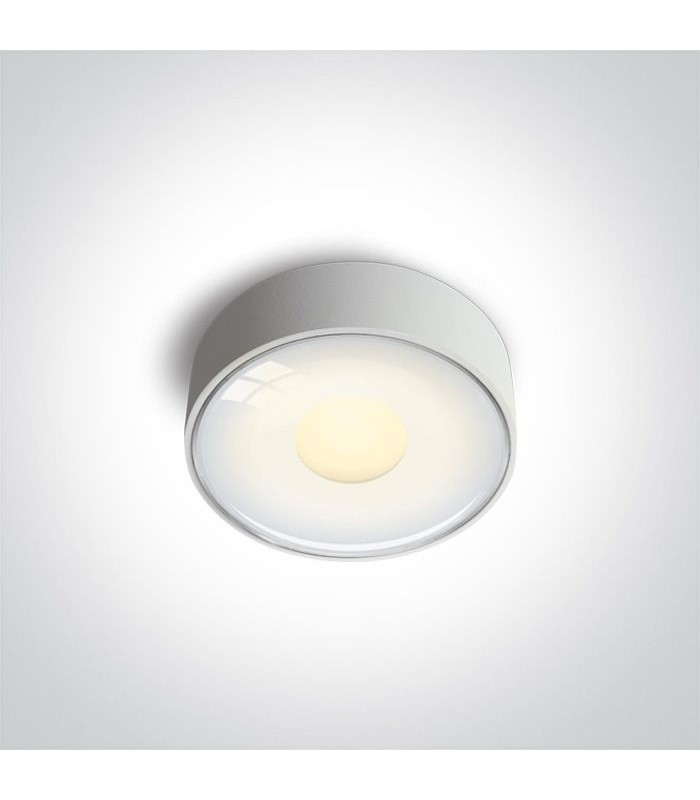 6W LED Lubinis šviestuvas IP65 White 67484/W/W
