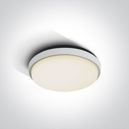 25W LED Lubinis šviestuvas White IP54 67362/W/W