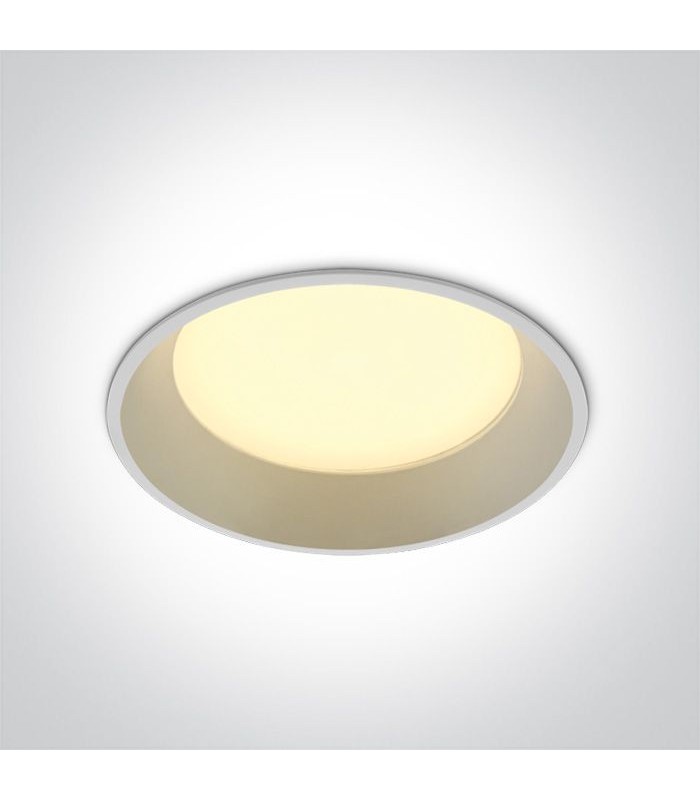 22W LED Įmontuojamas šviestuvas DARK LIGHT White 3000K 10122D/W/W