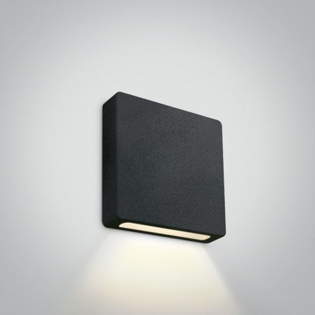 2W LED Įmontuojamas šviestuvas IP65 Black 3000K 68074A/B/W