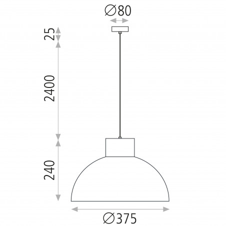 Pakabinamas šviestuvas KRABI-S Oyster White C391025BB