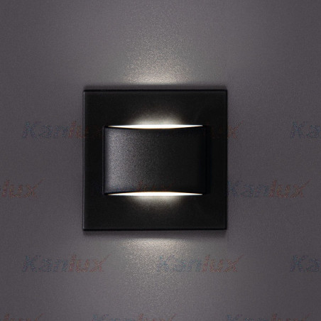 1.5W LED Įmontuojamas šviestuvas ERINUS Black 4000K 33337
