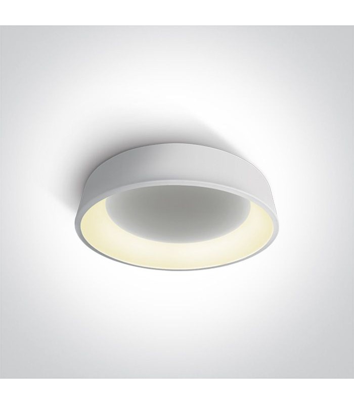 20W LED Lubinis šviestuvas PLAFO Ø30 Round White 62130N/W/W