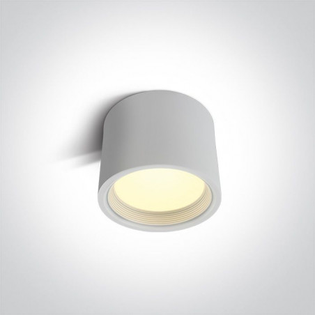 8W LED Lubinis šviestuvas White Ø7.8 12108LA/W/W
