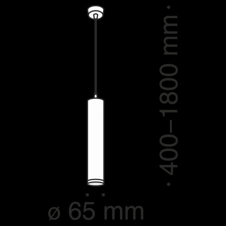 Pakabinamas šviestuvas SHELBY Black P020PL-01B