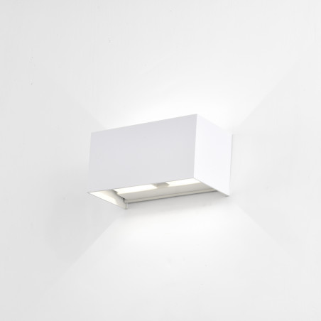 24W LED Sieninis šviestuvas DAVOS DOUBLE Sand White IP54 4000K 7820