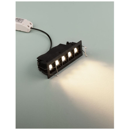 10W LED Įmontuojamas šviestuvas SWAN Black 9232127