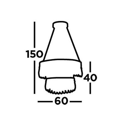 50W LED Pakabinamas šviestuvas JEWEL Dimeriuojamas 19210-2GO