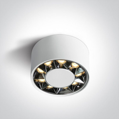 12W LED Lubinis šviestuvas White 12112X/W/W