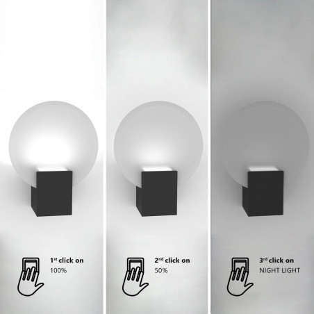 9.5W LED Sieninis šviestuvas HESTER IP44 2015391003