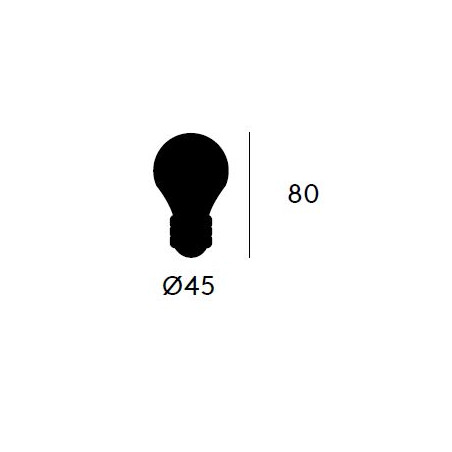 4W LED Lempa E14 B030 2700K Dimeriuojama B030/CROM