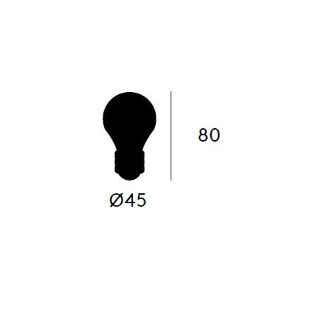 4W LED Lempa E14 B030 2700K Dimeriuojama B030/ORO