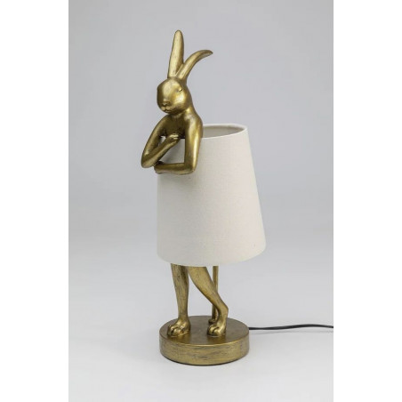 Stalinis šviestuvas Animal Rabbit Gold/White KA53474