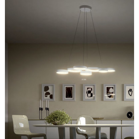 65W LED Pakabinamas šviestuvas CRONOS WHITE Dimeriuojamas  01-2545